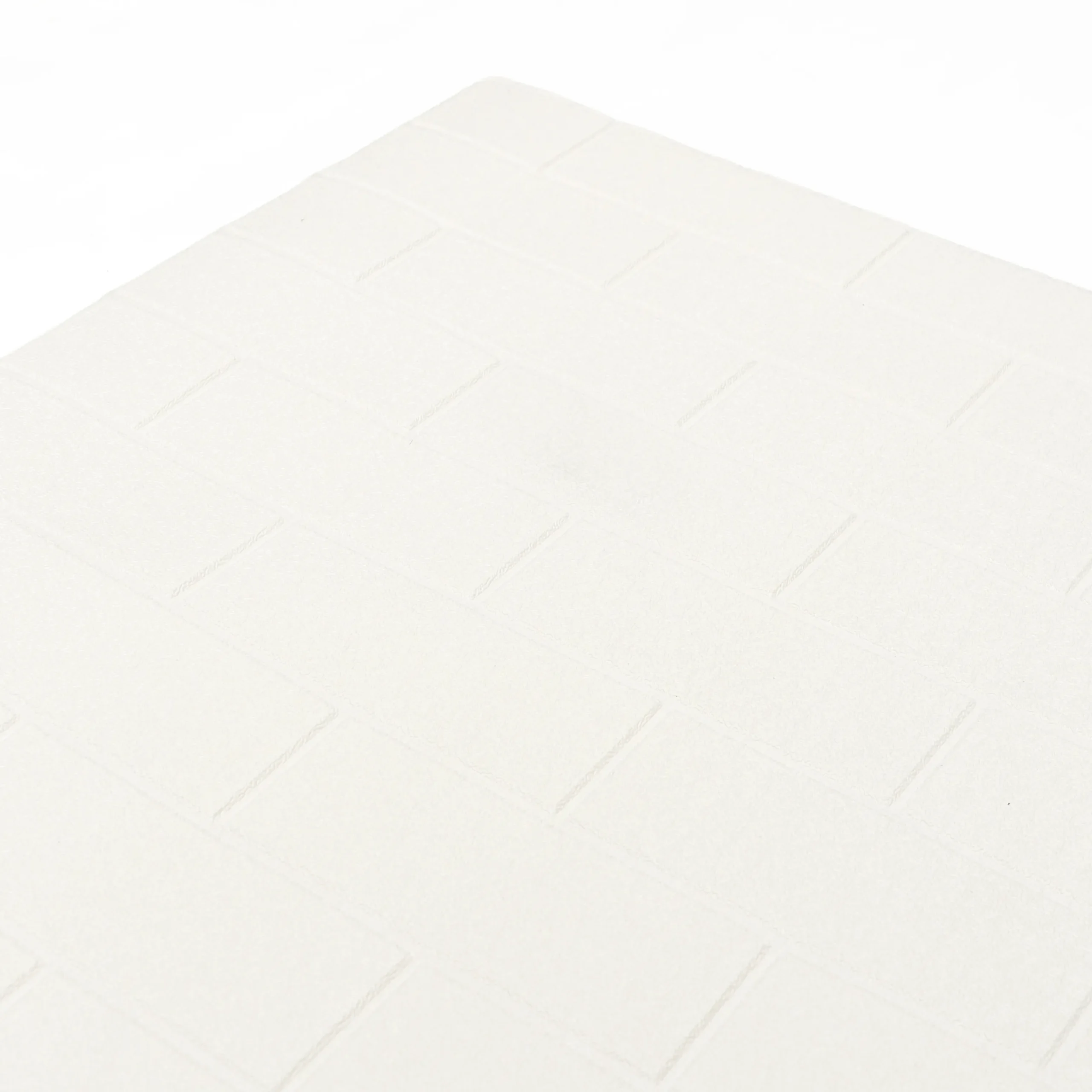 Placa autoadhesiva Ladrillo Blanco liso 77x69cm - Imagen 3