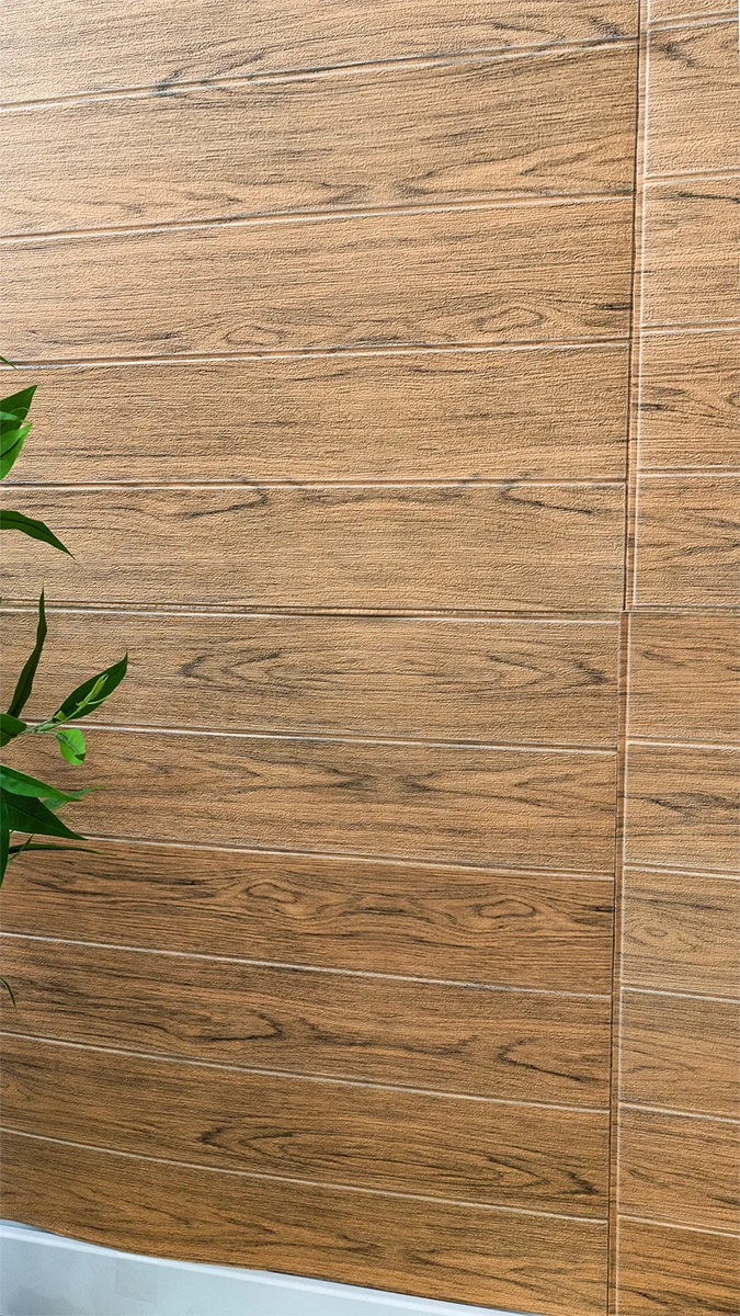 Placa Autoadhesiva para Pared simil Madera 70x70cm - Imagen 4